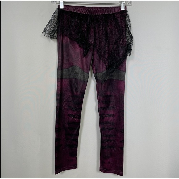 Descendants Mal Maleficent Disney Store Costume Jacket Pants Set Girls 7-8 - Picture 15 of 16